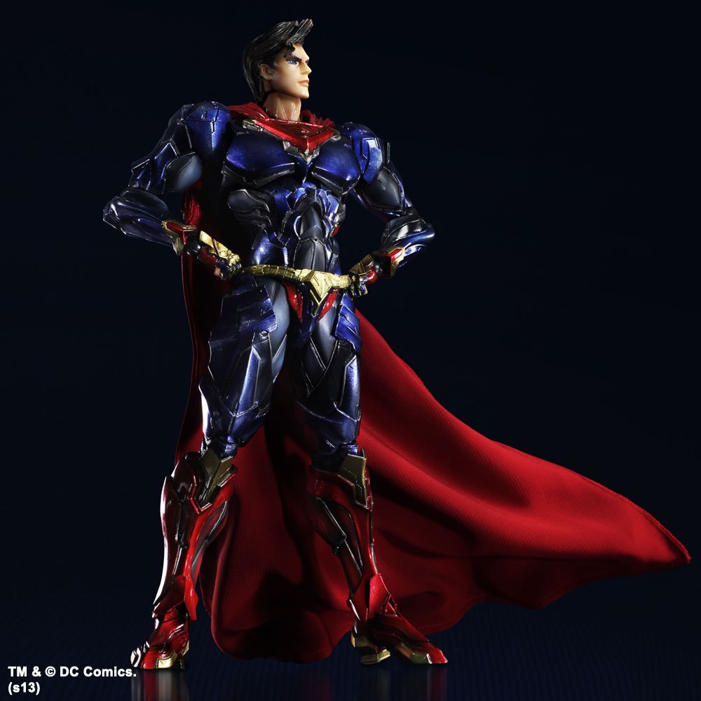 DC Comics Variant Play Arts Kai Superman Action Figure - Collectible Toy for Fans & Display, Perfect for Home Decor, Office Display & Gifting
