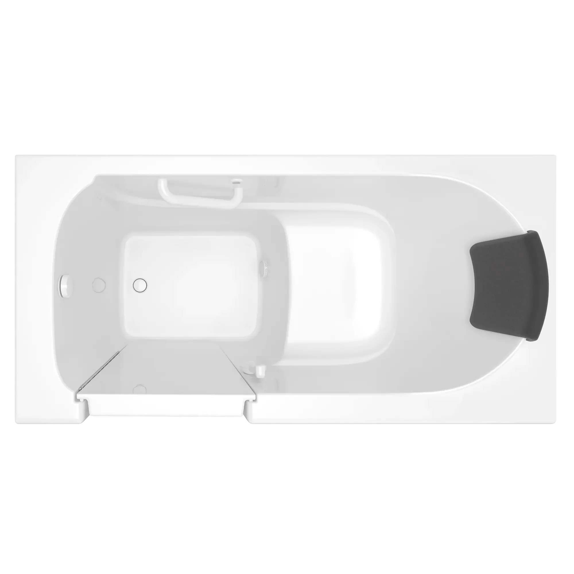 Premium Gelcoat 30 x 60 Inch Walk-in Bathtub with Soaker System - Left Hand Drain - Ideal for Elderly & Mobility Assistance, Spa-Like Relaxation at Home