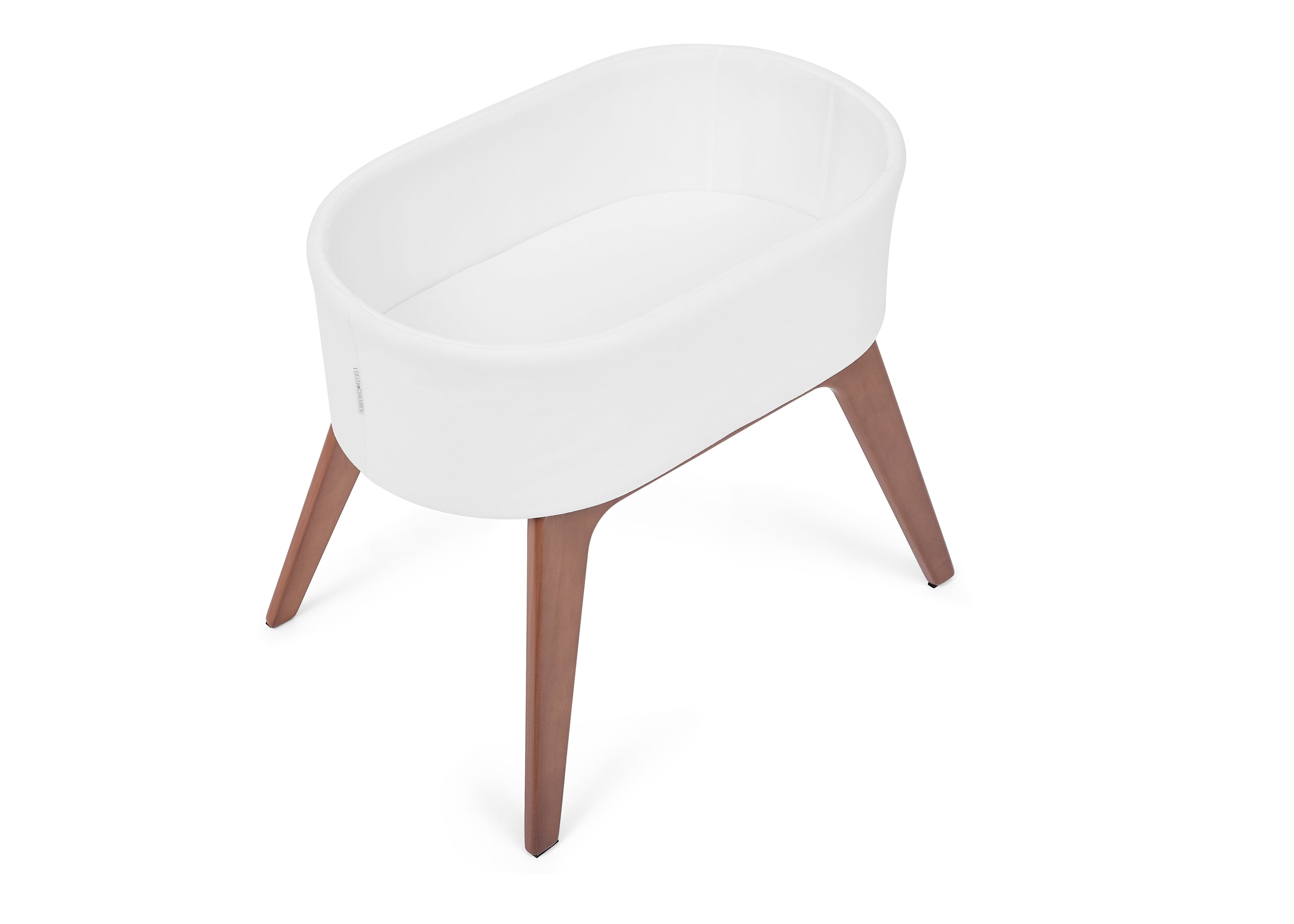 Modern Portable Baby Bassinet with Solid Wood Legs - Lightweight Travel Crib for Newborns & Infants - Perfect for Home, Nursery & On-the-Go Parenting
