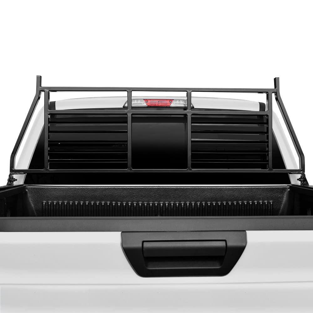 Steelcraft 90003 Black Headache Rack for Pickup Trucks - Heavy Duty Protection & Storage Solution for Work & Outdoor Adventures