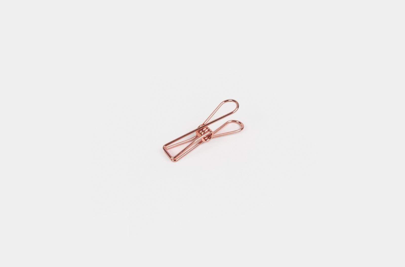 Rose Gold Paper Clips - Elegant Office Supplies for Organizing Documents | Perfect for Home, School & Office Use