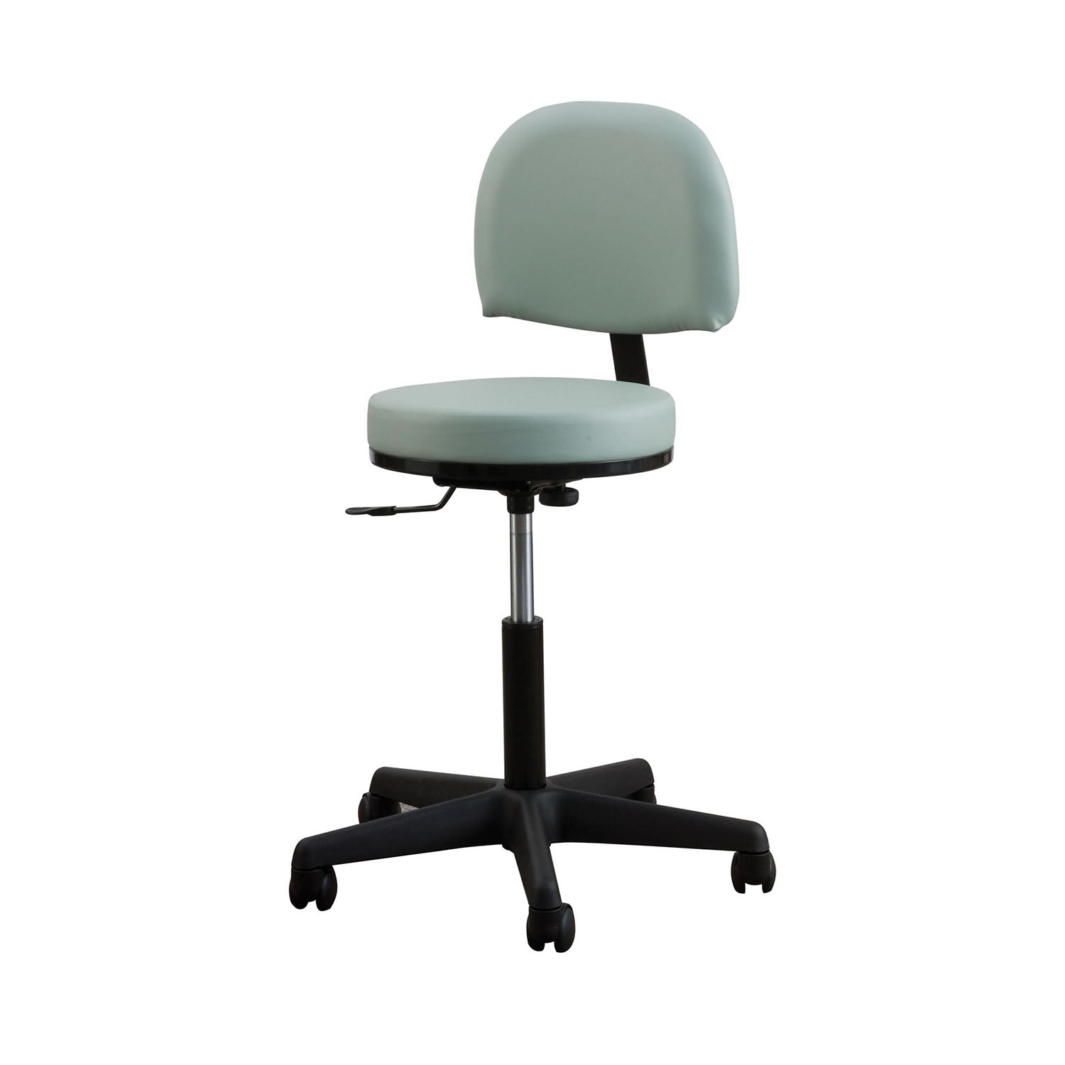 Oakworks Premium Adjustable Backrest Stool - Ergonomic Support for Massage Therapy, Salon, and Home Use