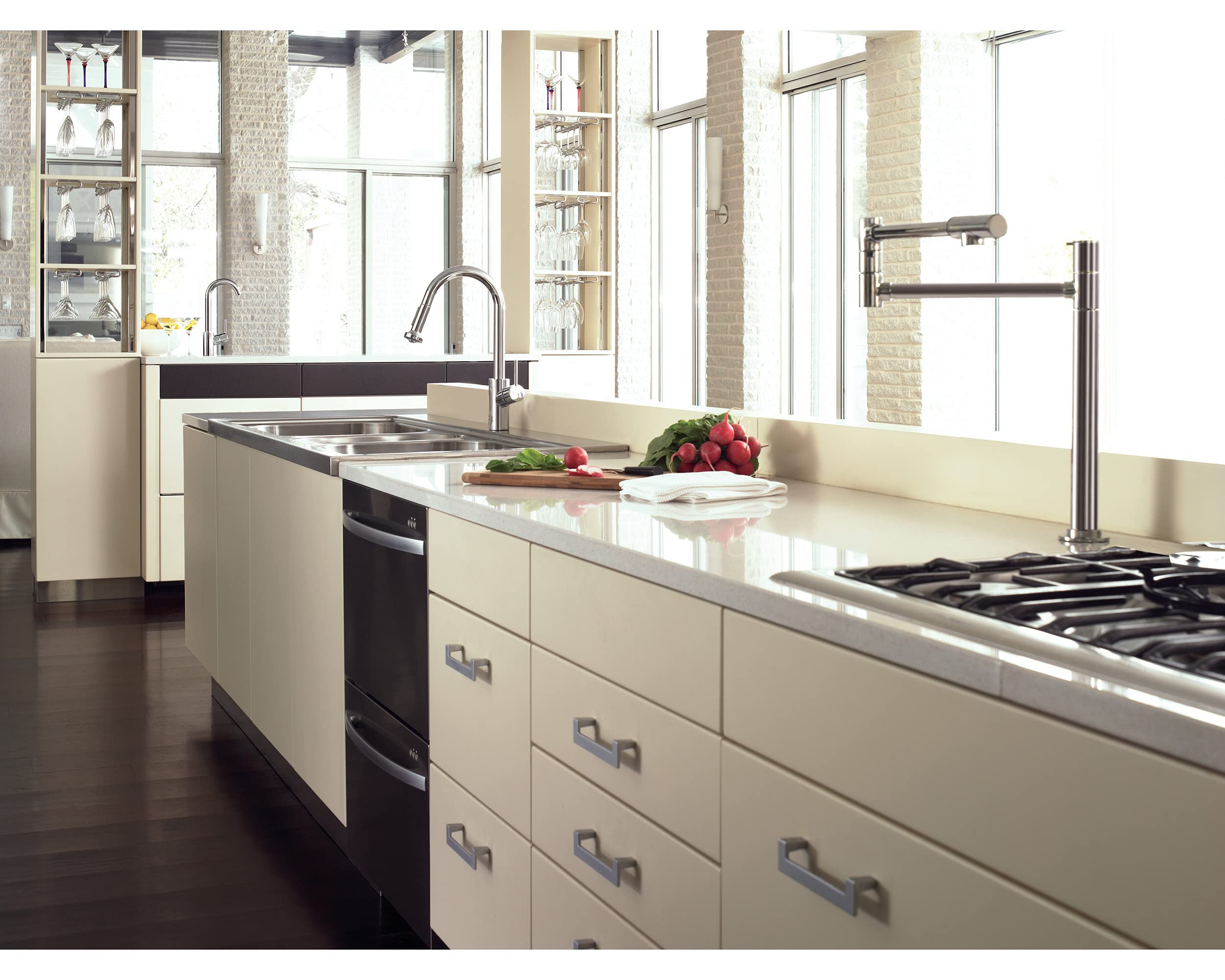 Hansgrohe Talis S Chrome Bar Kitchen Faucet - Single Hole Bar Sink Faucet with Chrome Finish (Model 04287000) - Perfect for Small Kitchens, Wet Bars, and Prep Sinks