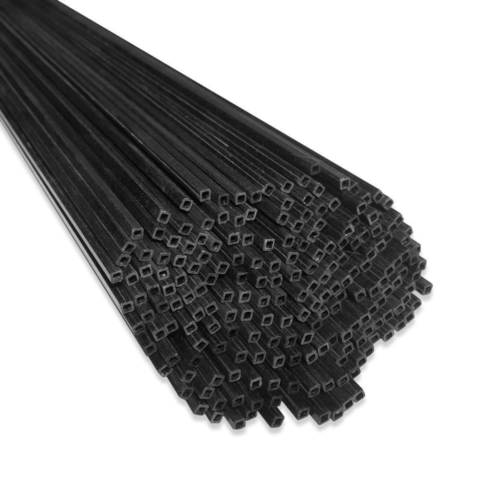 1 Meter Carbon Fiber Square Tube (1pc) - Durable & Lightweight - Choose Your Size (10mm-50mm) - Perfect for DIY Projects, RC Models, Drone Frames & Structural Reinforcement