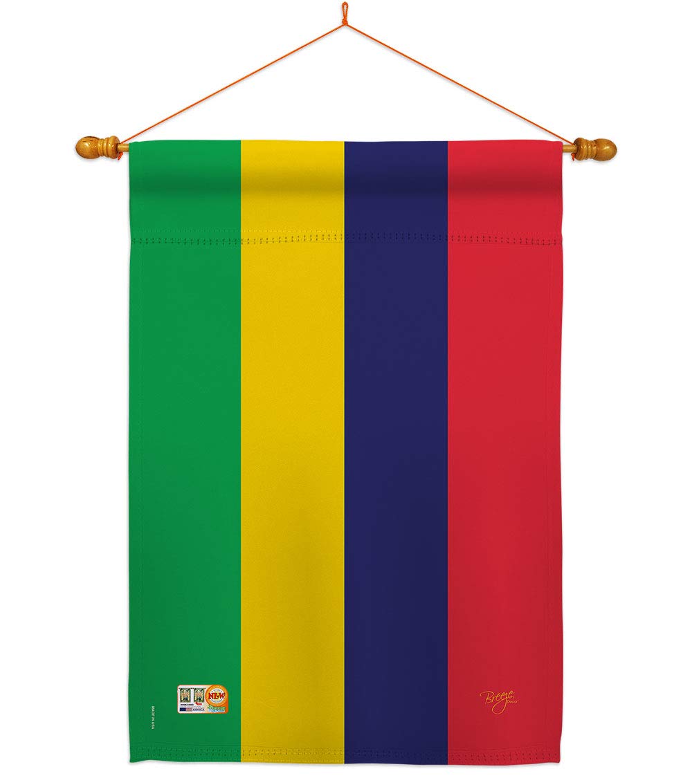 Mauritius National Flag Set 28x40