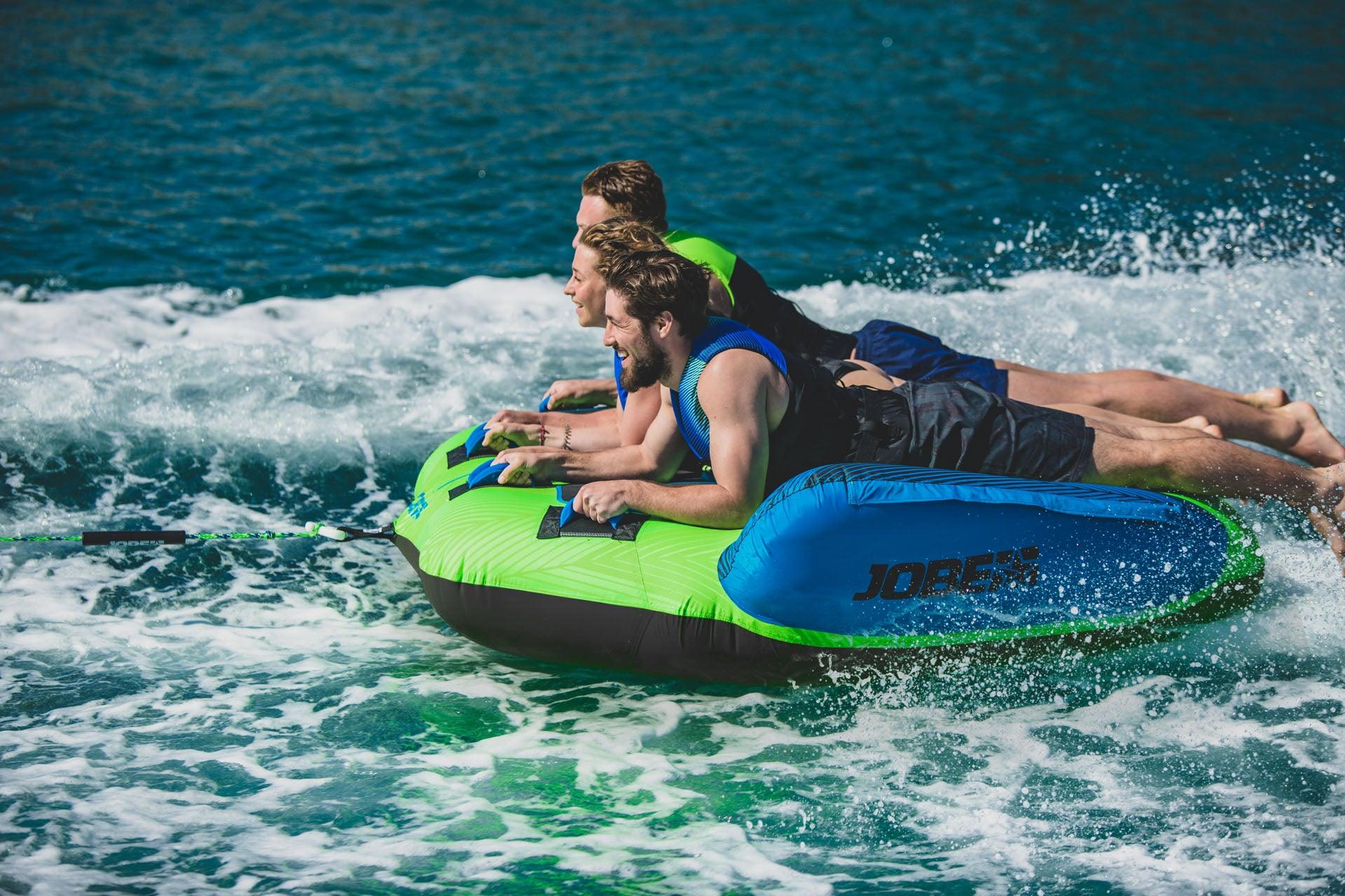 Jobe Scout Towable Inflatable Tube for Water Sports - Fun for Lakes, Rivers & Beaches - Perfect for Family & Friends Outings