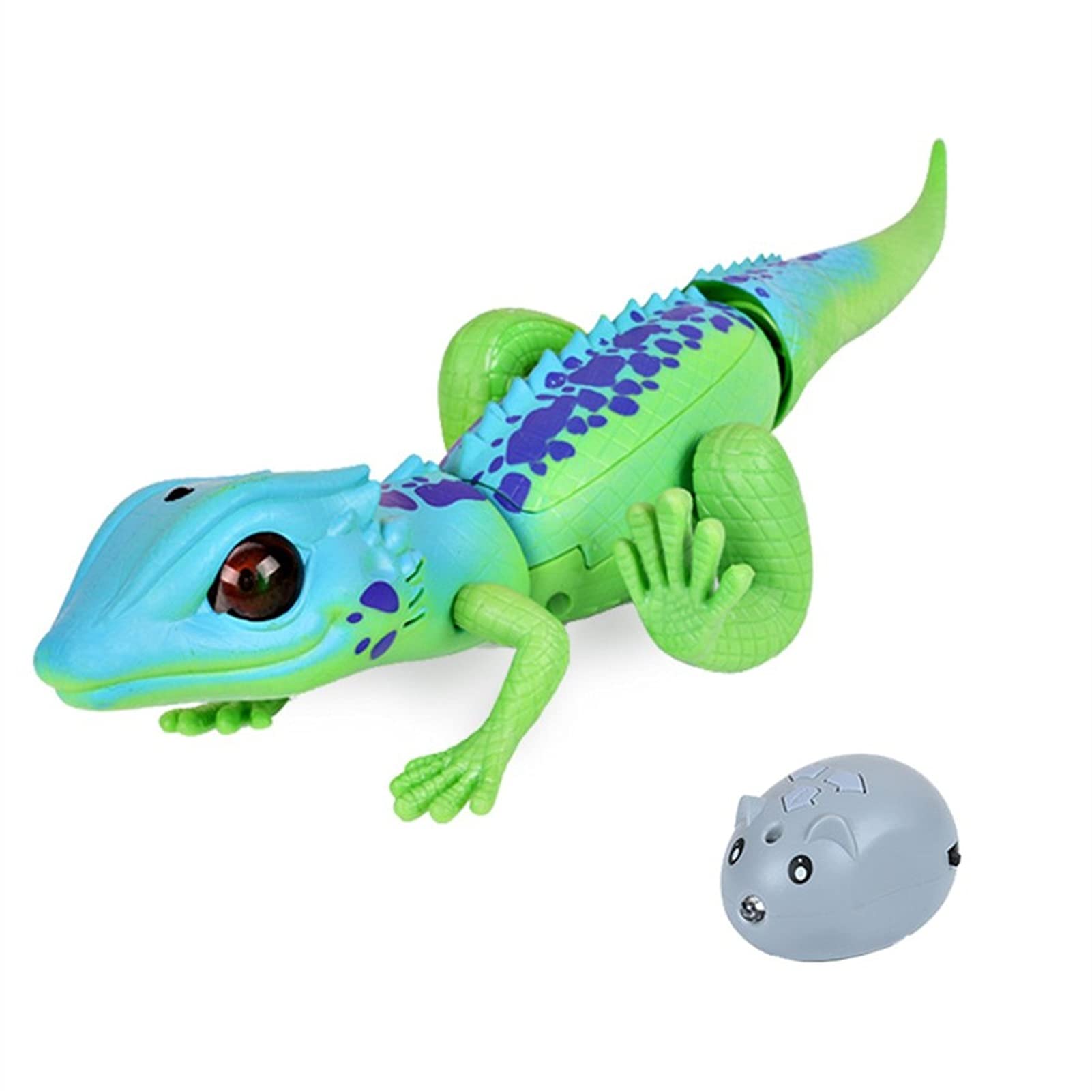 ELKeyko 360 Degree Rotating Robotic Lizard Toy for Kids - Remote Control Electric Reptile Pet with LED Lights, Perfect Gift for Boys & Girls - Fun Interactive Play for Indoor & Outdoor Activities