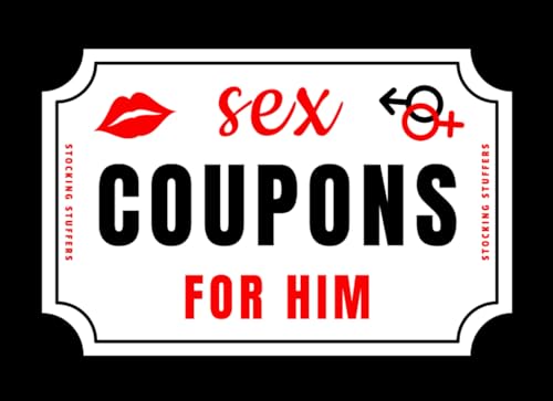 Romantic Sex Coupons for Couples - Fun & Naughty Love Activities - Perfect Stocking Stuffers & Christmas Gifts for Him 2023 - Great for Anniversary, Valentine's Day & Spicing Up Relationships