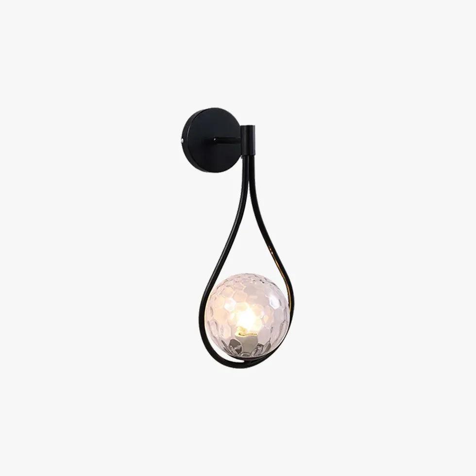 Minimalist Teardrop Wall Lights - Modern LED Sconce Lighting for Bedroom, Living Room & Hallway - Energy Efficient Indoor Wall Lamp for Home Decor