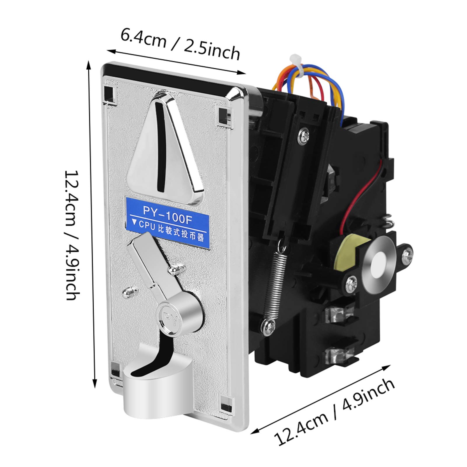 HURRISE Operated Timer Controller Board - Game Mechanism Vending Machine Parts Selector | Convenient Acceptor for Arcade & Amusement Park Machines | Perfect for Coin-Op Gaming & Prize Dispensing Systems