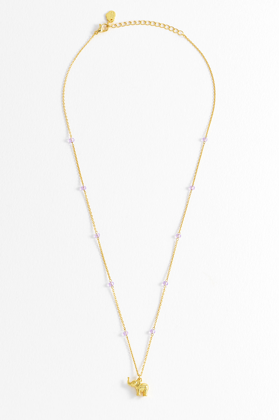Elegant Lilac Elephant Pendant Necklace - Dainty Jewelry for Women, Perfect Gift for Birthday, Anniversary & Everyday Wear