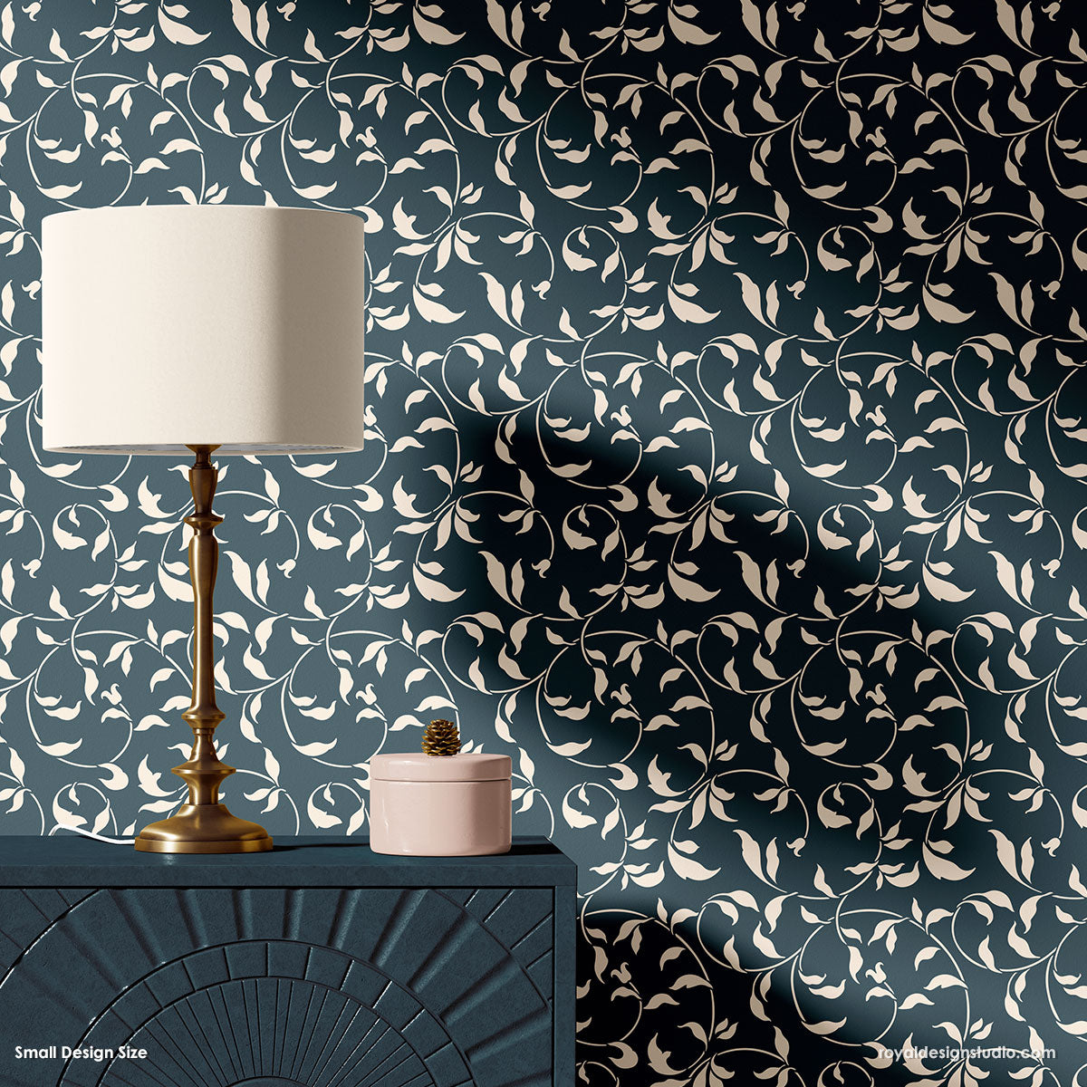 Endless Vine Wall Stencil - Reusable DIY Painting Template for Home Decor, Nursery, Bedroom & Living Room - Perfect for Accent Walls, Murals & Creative Wall Art Projects