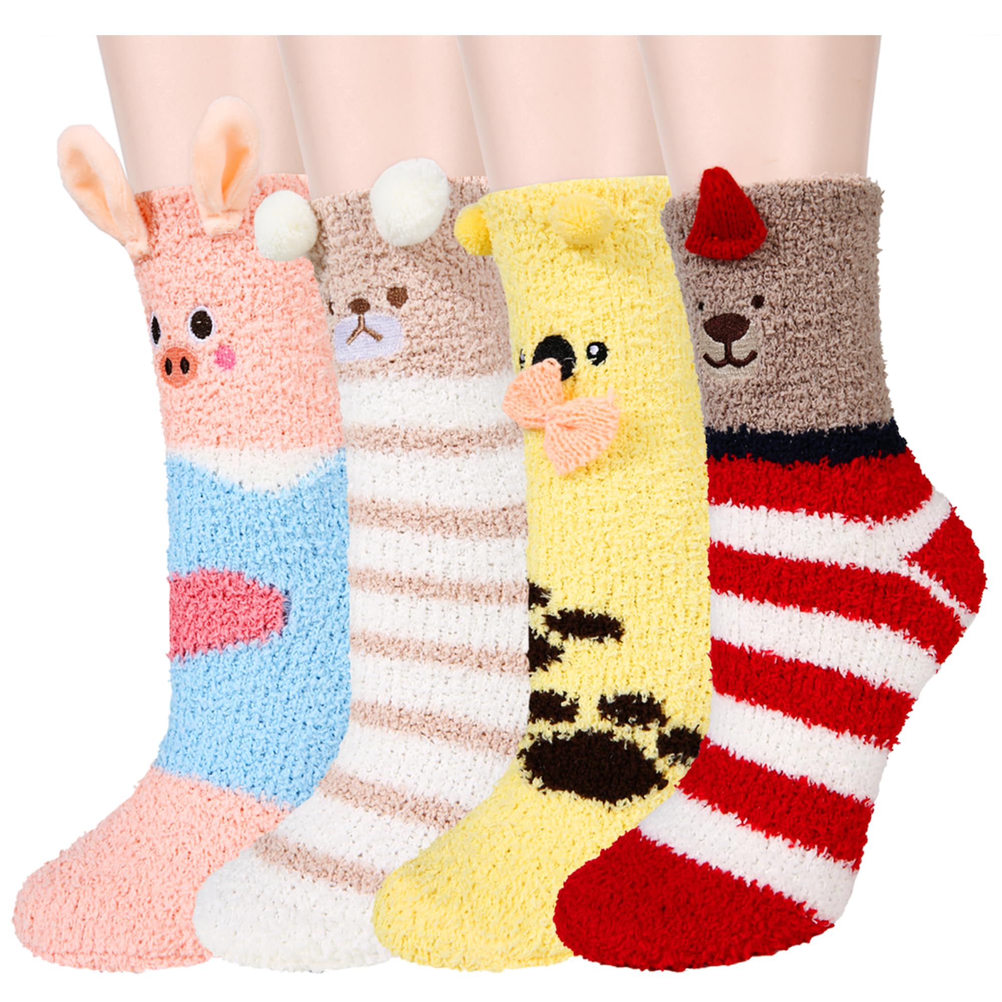 Benefeet Fuzzy Socks for Women - Warm Winter Slipper Socks for Cozy Indoor Wear
