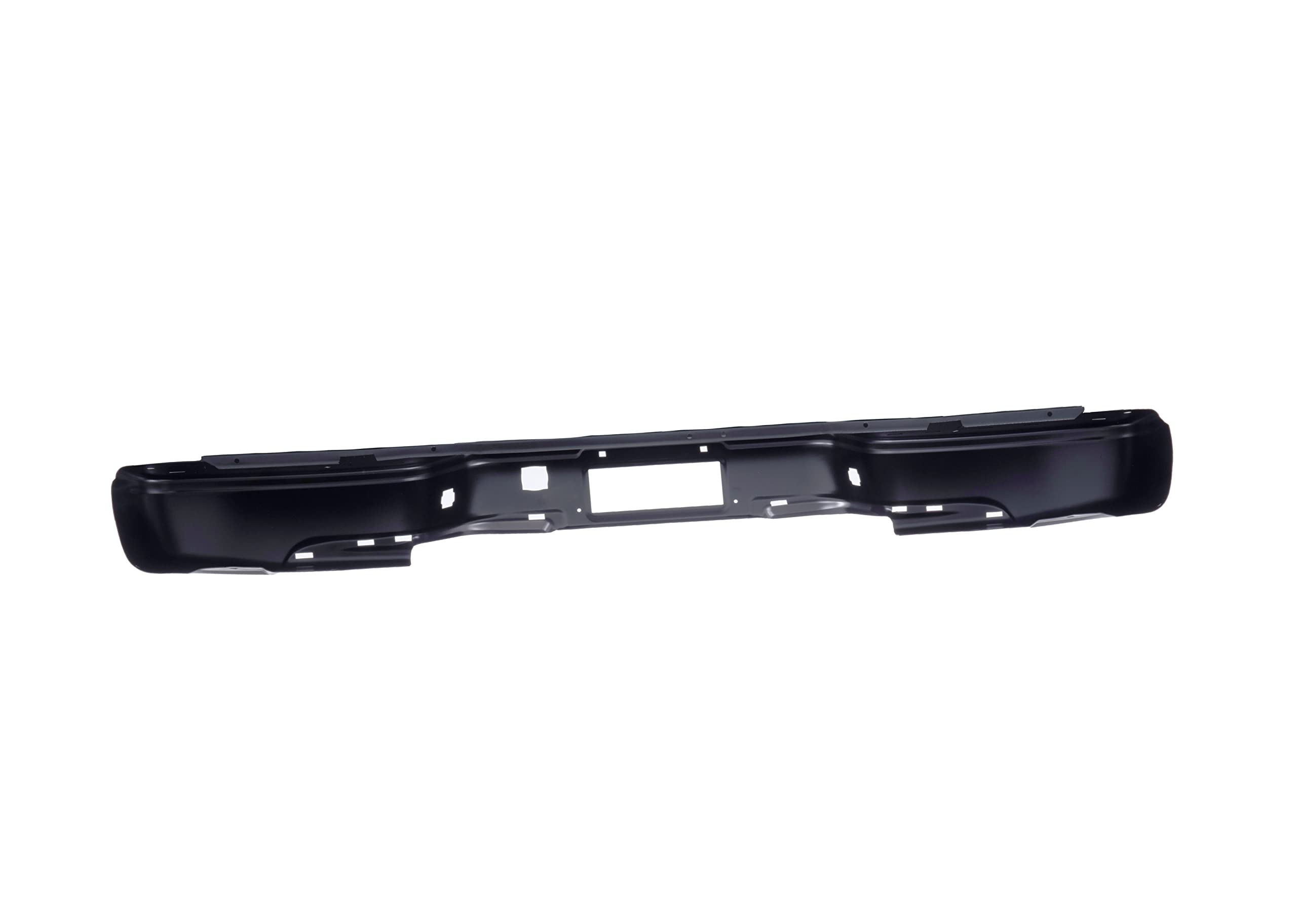 Black Rear Step Bumper Face Bar for Chevy Silverado 1500/GMC Sierra 1999-2007 - Heavy Duty Replacement Bumper Compatible with HD 2500/3500 Models - Perfect for Off-Roading, Towing & Truck Upgrades