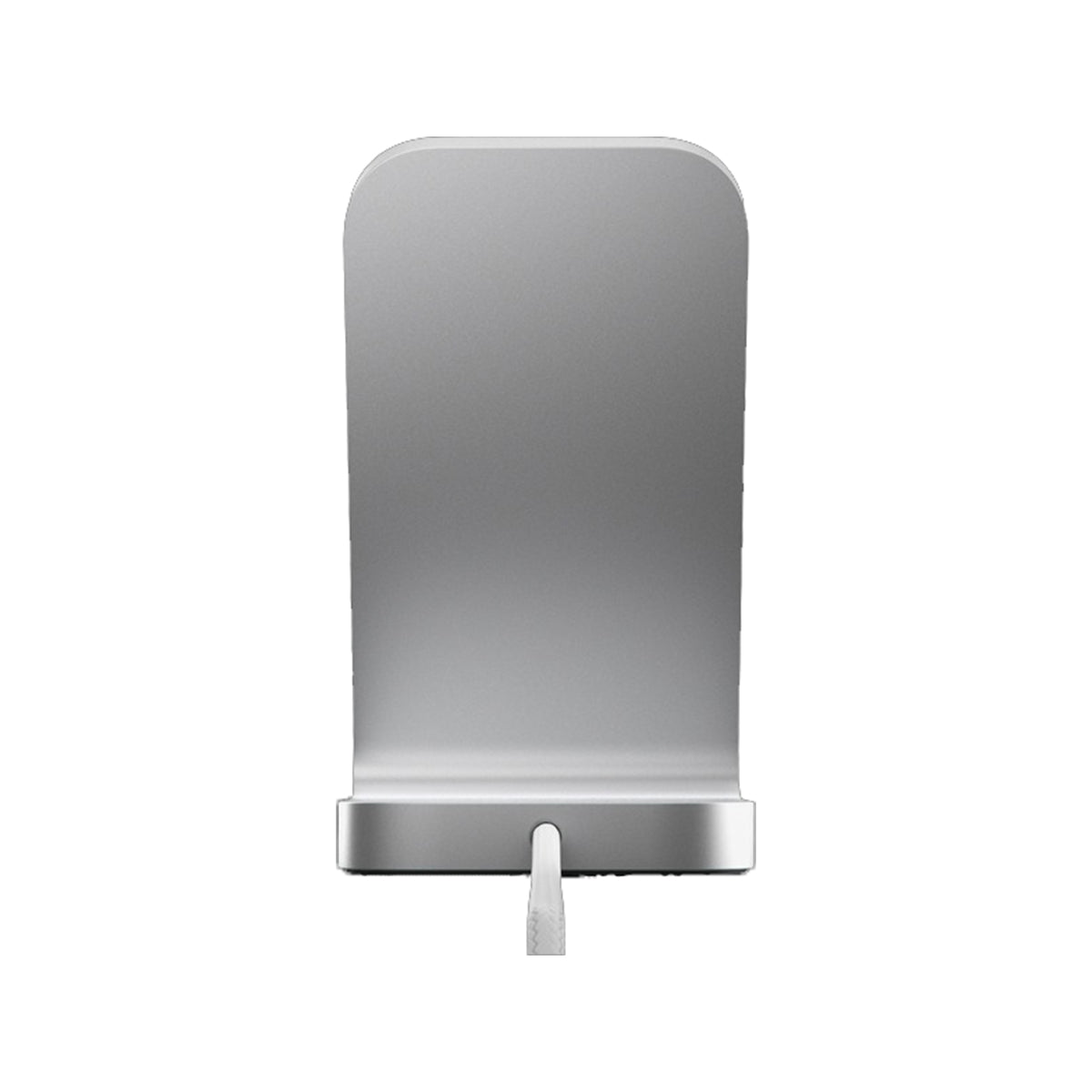 NOMAD Stand One MagSafe Charger - Silver | Fast Wireless Charging Stand for iPhone 12/13/14/15 Pro Max | Perfect for Home Office & Nightstand Charging
