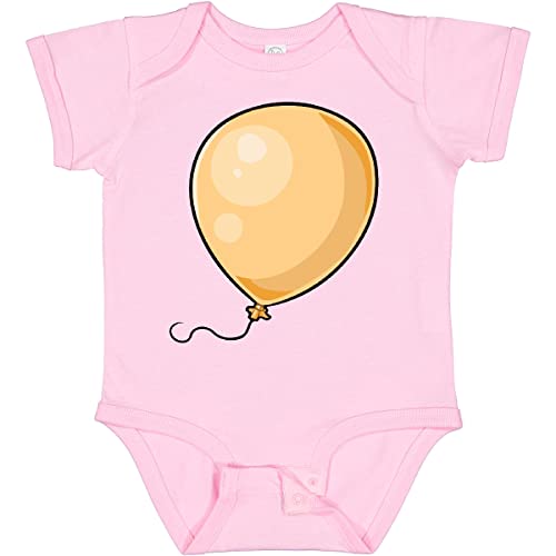 Inktastic Yellow Balloon Baby Bodysuit - Soft Cotton Onesie for Newborns & Infants - Cute Gender-Neutral Outfit for Birthdays, Photo Shoots & Everyday Wear