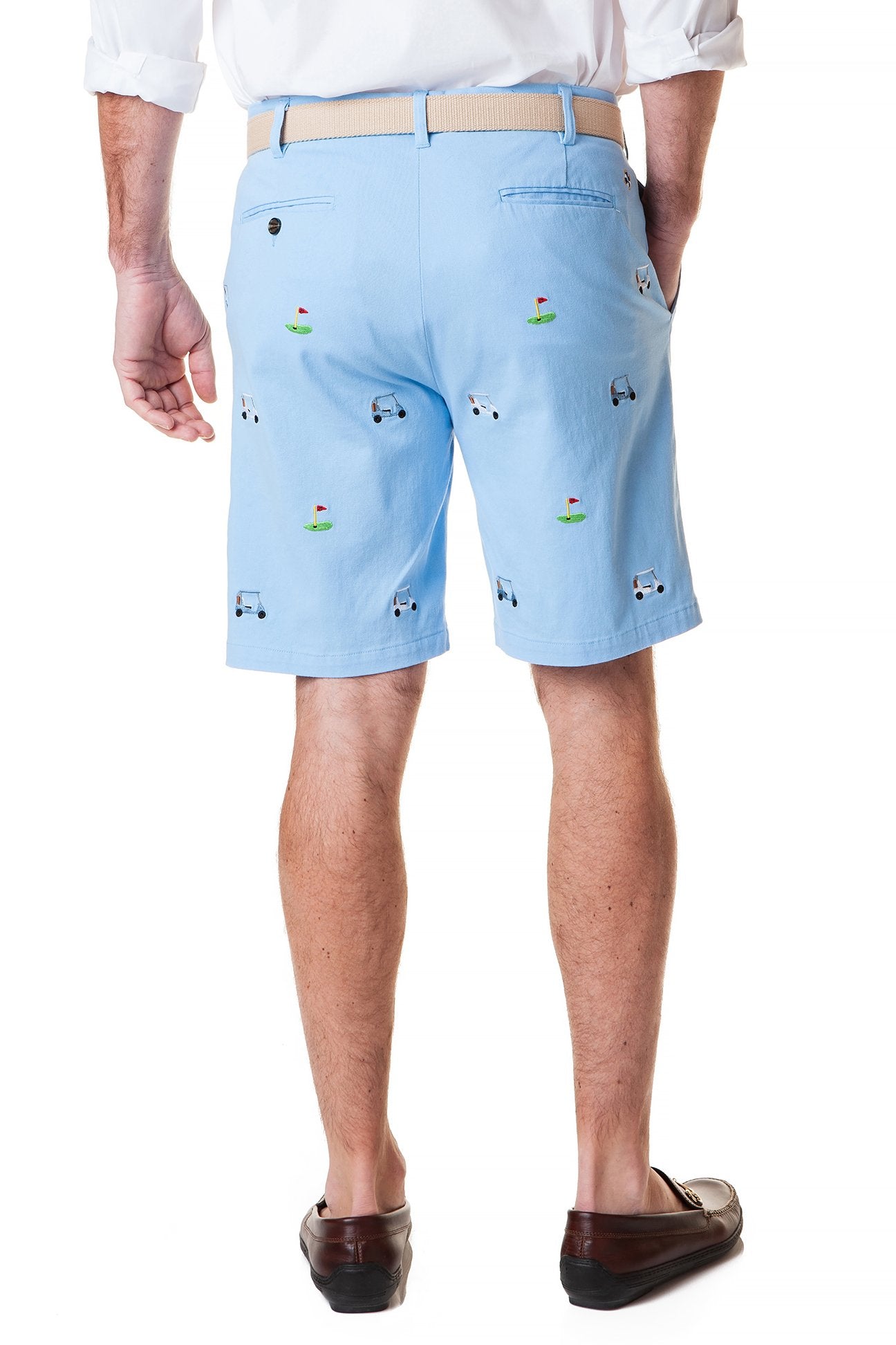 Cisco Short Sleeve Twill Liberty Polo Shirt with Tee Time Design - Perfect for Golf, Casual Wear & Office Outfits