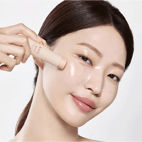 AHC Nude Concealing Stick SPF 50+ PA++++ 10g - Full Coverage Concealer for Dark Circles & Blemishes, Waterproof & Long Lasting - Perfect for Daily Makeup & Outdoor Activities