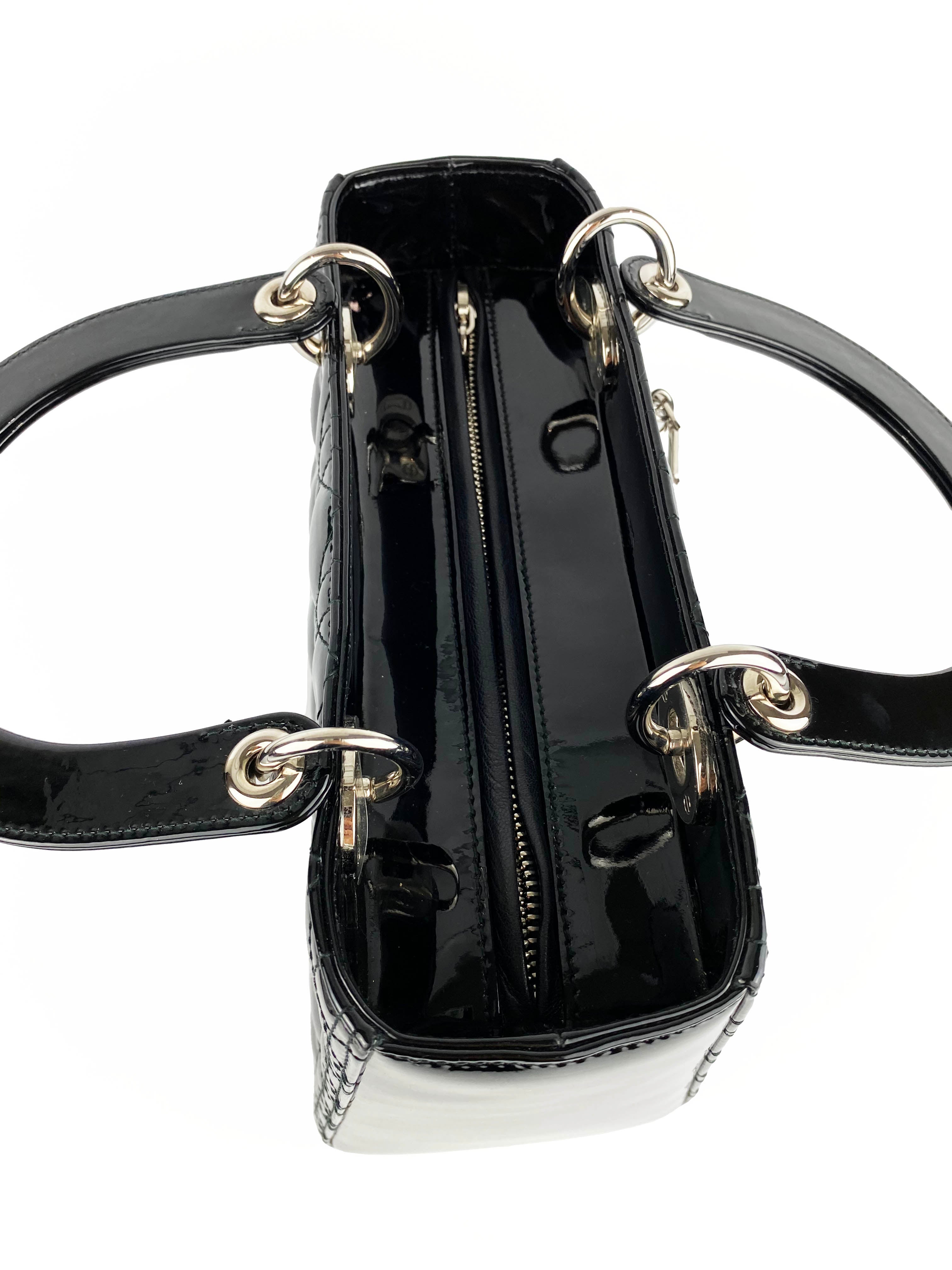 Christian Dior Medium Black Lady Dior Handbag - Luxury Designer Shoulder Bag for Women | Perfect for Parties, Weddings & Evening Events