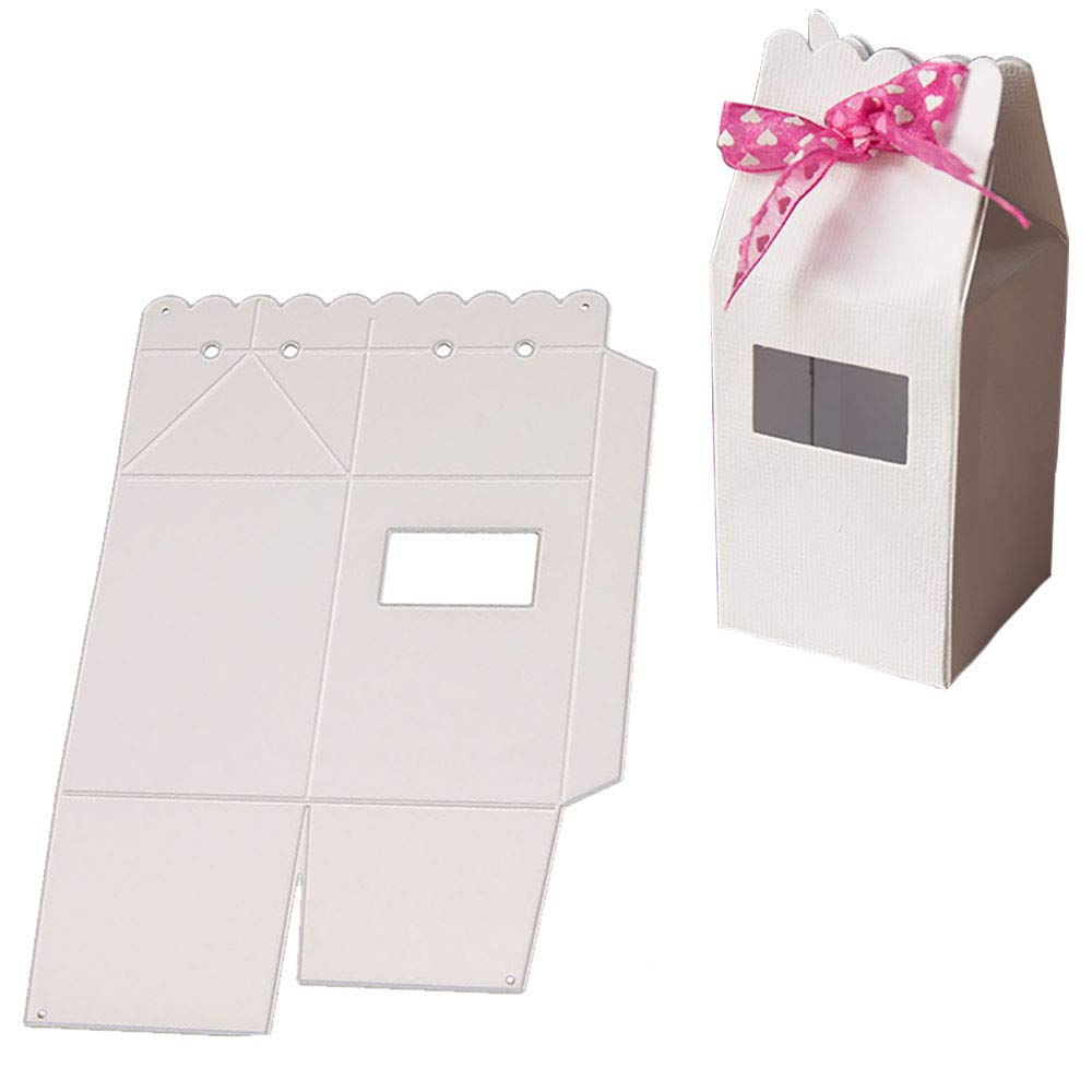 Premium Metal Milk Box Cutting Dies & Embossing Stencils for DIY Card Making, Scrapbooking, Album Paper Crafts - Perfect for Wedding Invitations, Gift Tags & Home Decor Projects