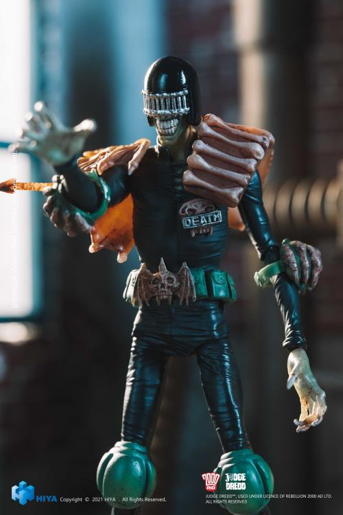 1/18 Scale HIYA 4-Inch Judge Death Action Figure - Exquisite Mini Collectible Series for Display & Diorama Scenes | Perfect for Superhero Fans & Model Enthusiasts