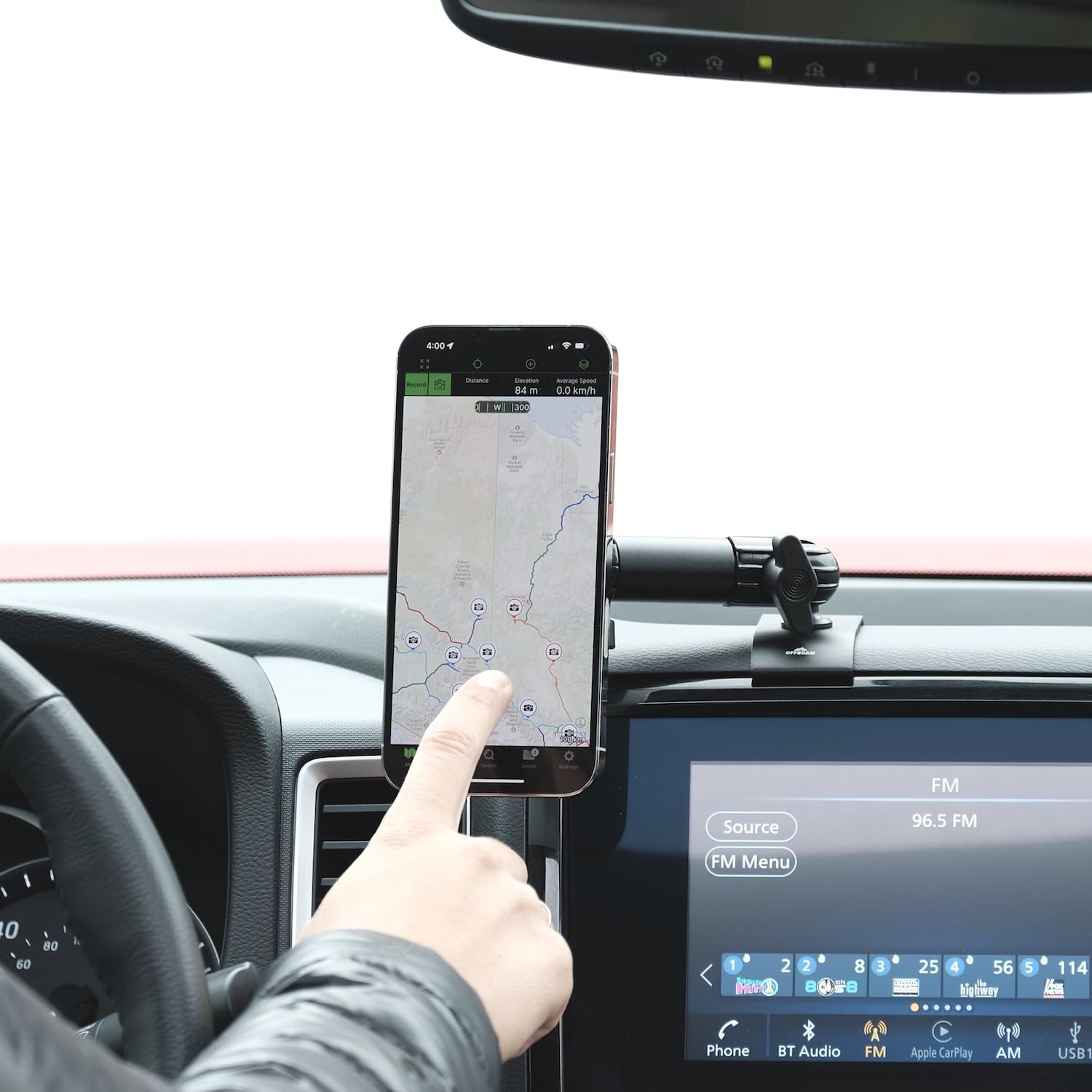 Nissan Frontier (2022-2023) Long Arm Phone Mount Holder - Car Dashboard & Windshield Universal Phone Stand for iPhone 15/14/13 Pro Max, Samsung Galaxy S23/S22 Ultra - Perfect for GPS Navigation & Hands-Free Driving