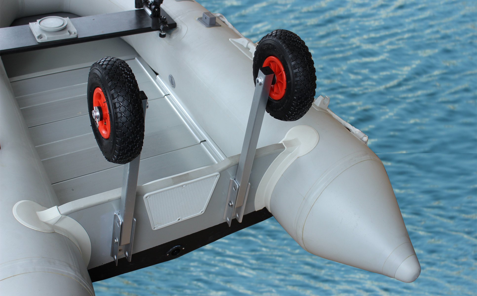 Brocraft 12 Inch Boat Launching Wheels - Heavy Duty Boat Dolly for Easy Launching & Retrieval - Perfect for Kayaks, Canoes, and Small Boats at Docks & Ramps