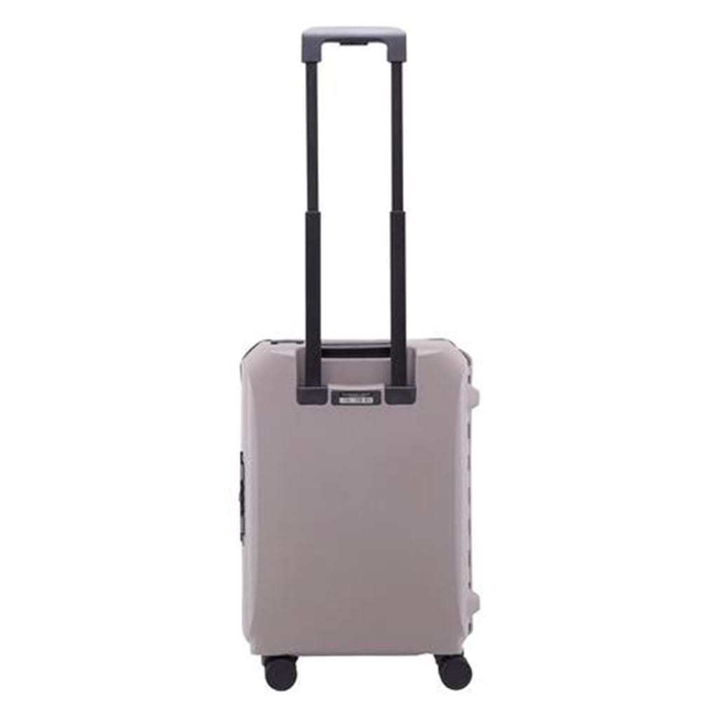 Lojel Voja 21.6 Inch Carry On Hardside Luggage - Lightweight Spinner Suitcase with 4 Wheels, TSA Lock, Warm Grey - Perfect for Air Travel, Business Trips & Weekend Getaways