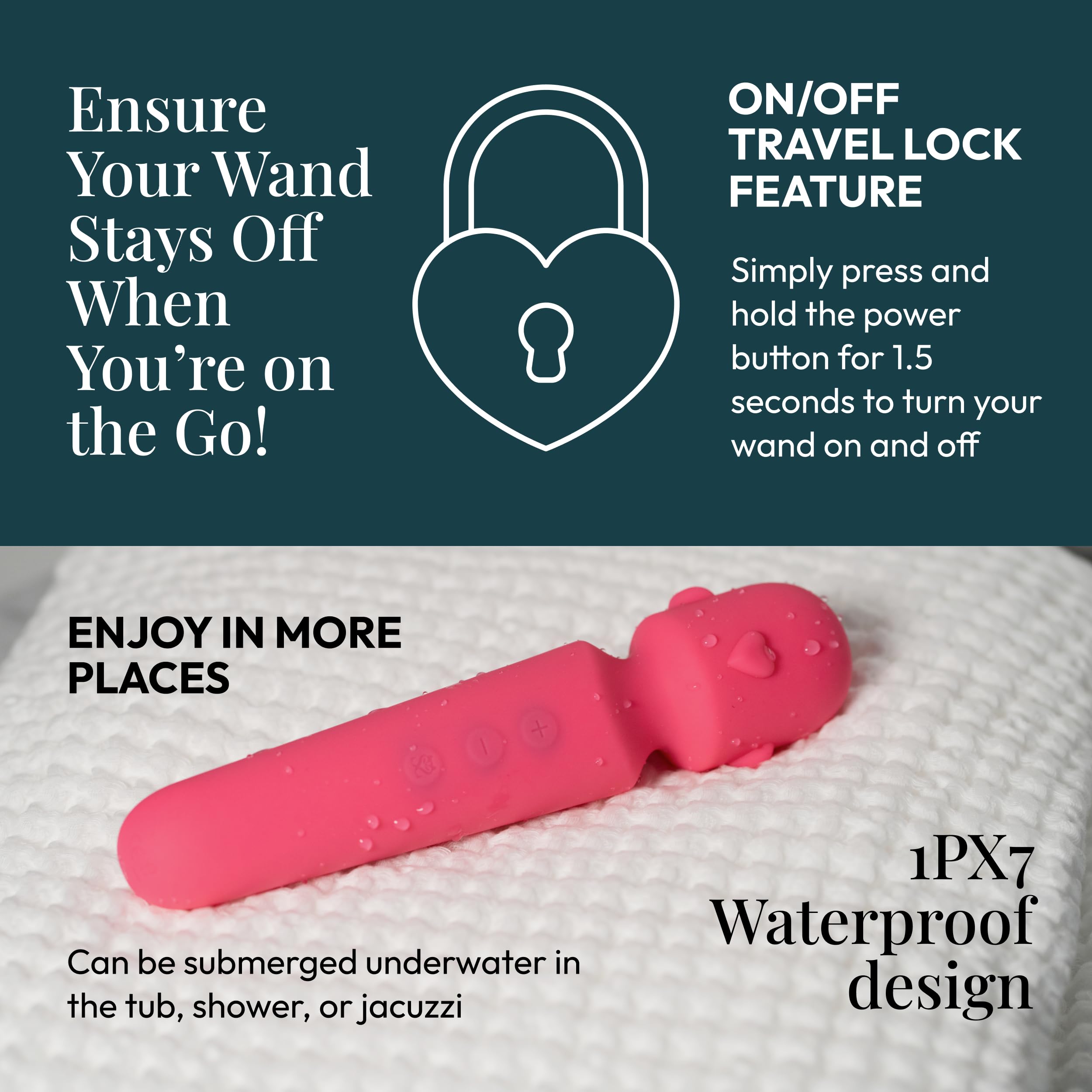 Session Rechargeable Waterproof Adult Sex Toy Wand - 12 Powerful Vibration Modes & 5 Speed Settings - Liquid Silicone Clitoral Stimulator for Women - G-Spot & Anal Massager (Hot Pink) - Perfect for Solo Play, Couples & Sensual Exploration