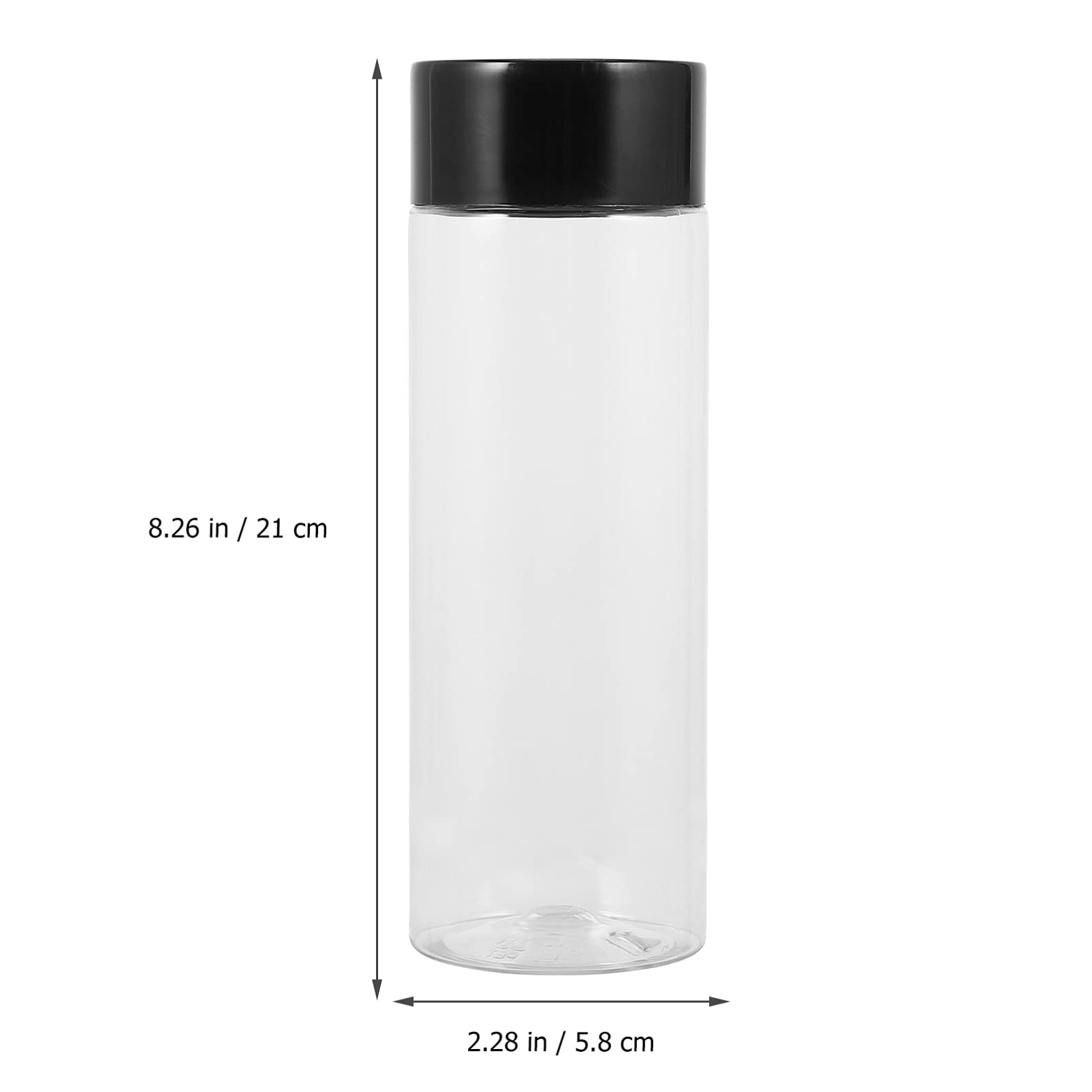Eco-Friendly Cabilock Mini Juice & Water Bottles - Reusable Glass & Plastic Drink Containers with Lids for Kids, Travel, Gym, and School | BPA-Free, Leak-Proof, Portable Beverage Storage