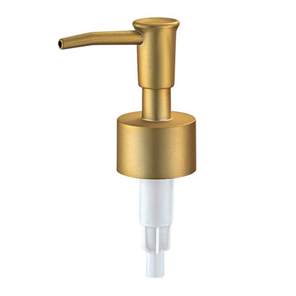 2Pcs Plastic Liquid Dispenser Replacement Pump - Gold Fog Dispenser Pump for Kitchen, Bathroom & Worktop Bottles - Perfect for Soap, Lotion & Oil Dispensing