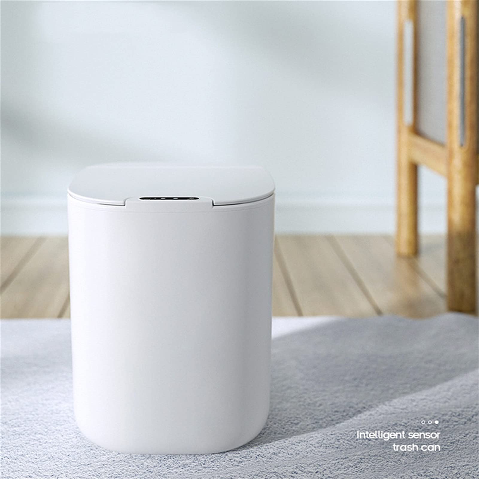 Smart Sensor Trash Can - Automatic Kitchen & Bathroom Garbage Bin (Black) for Hygienic Home