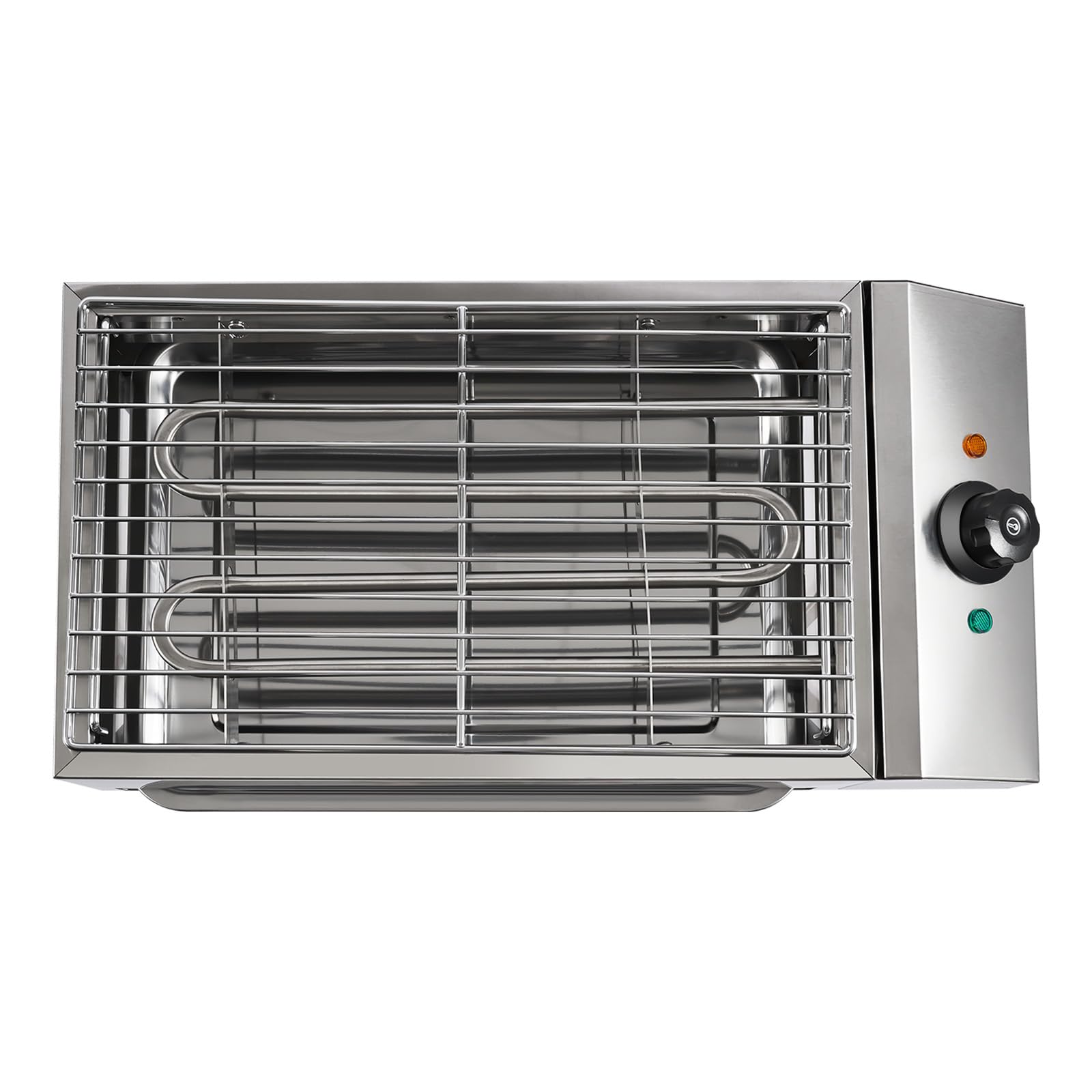110V 1800W Electric Grill - Stainless Steel Indoor BBQ Grill with Smokeless Design - Perfect for Home Cooking, Parties & Outdoor Gatherings - Compact 54x28x13cm Size for Easy Storage