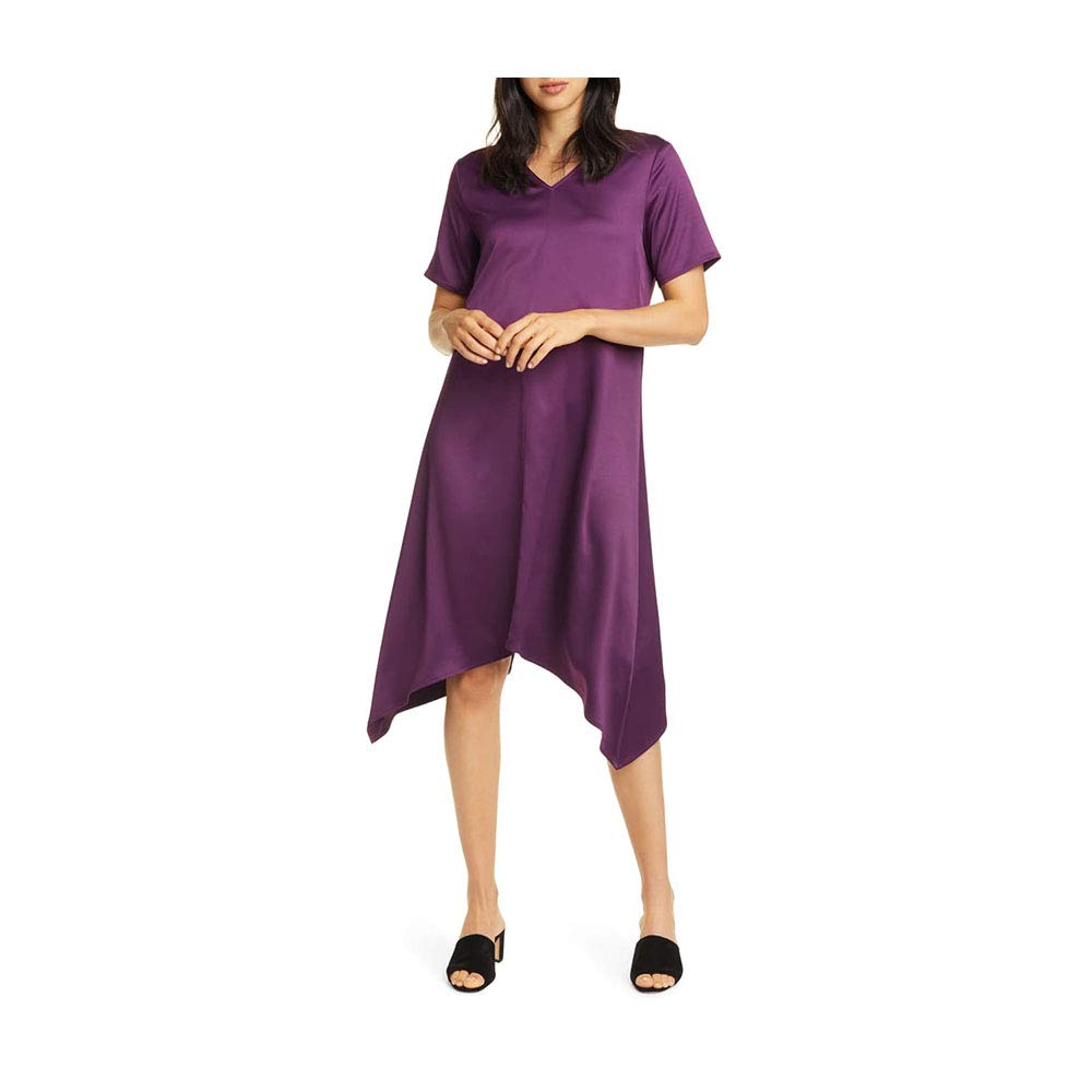 Eileen Fisher Women's Soft Comfortable Stretch Knit Top - Casual Wear, Office Outfits & Everyday Essentials