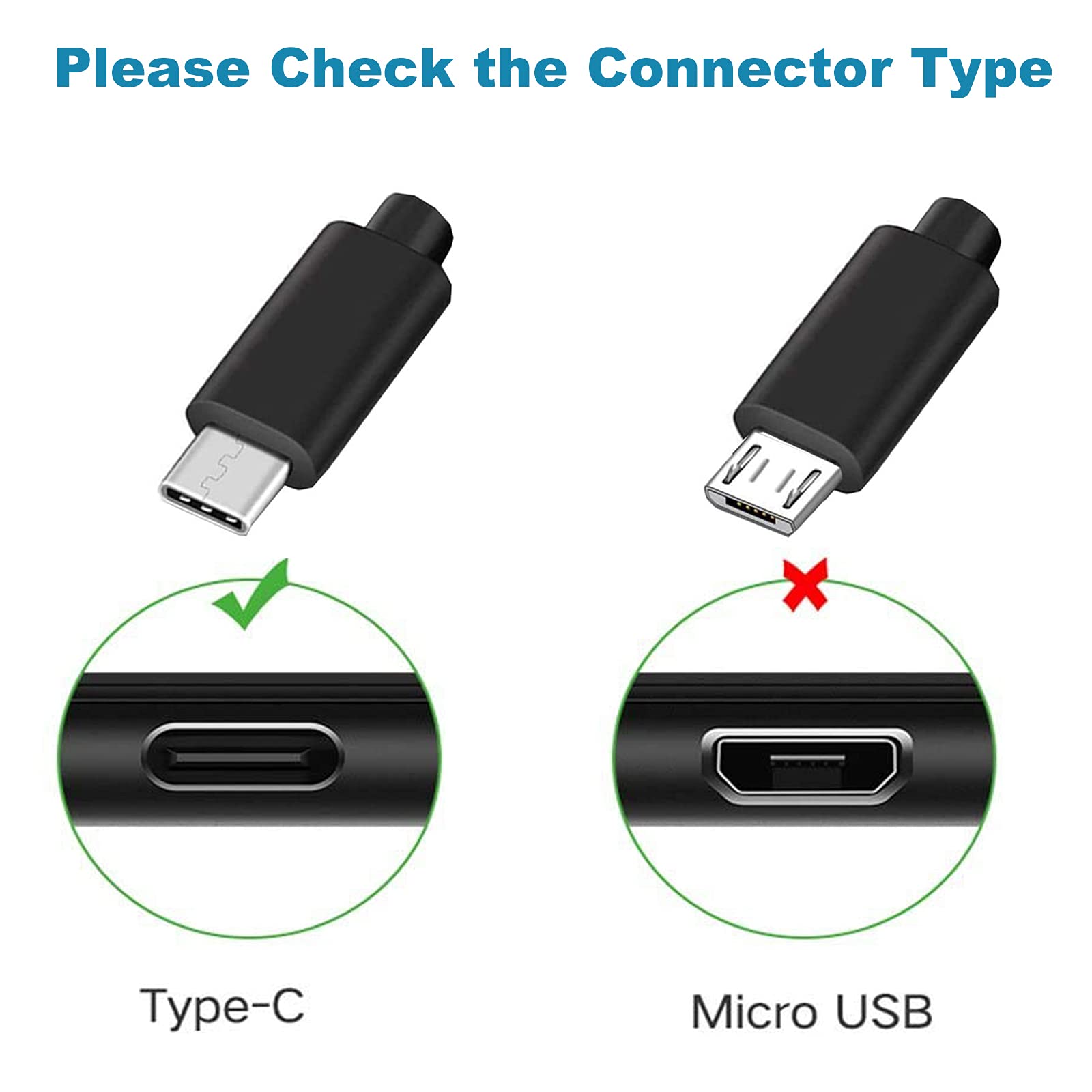 Premium USB C Charging Cable - Fast Charging Cord Compatible with Beats Fit Pro/Beats Flex/Beats Studio Earbuds, JBL Charge 4, Sony WH-1000XM4/XM3/XB900N - Perfect for Travel, Home & Office Use