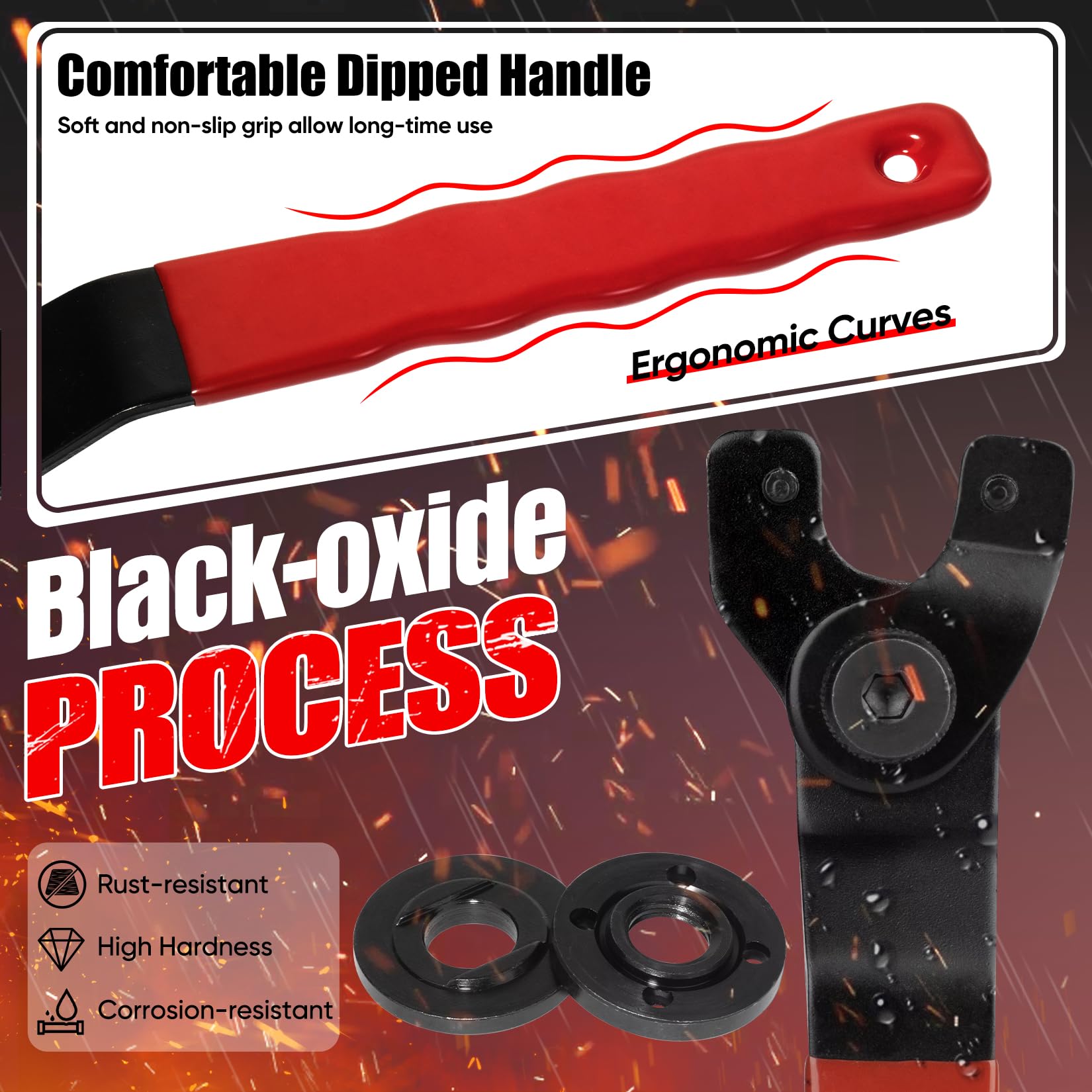 SHALL Angle Grinder Tool Kit with 5/8