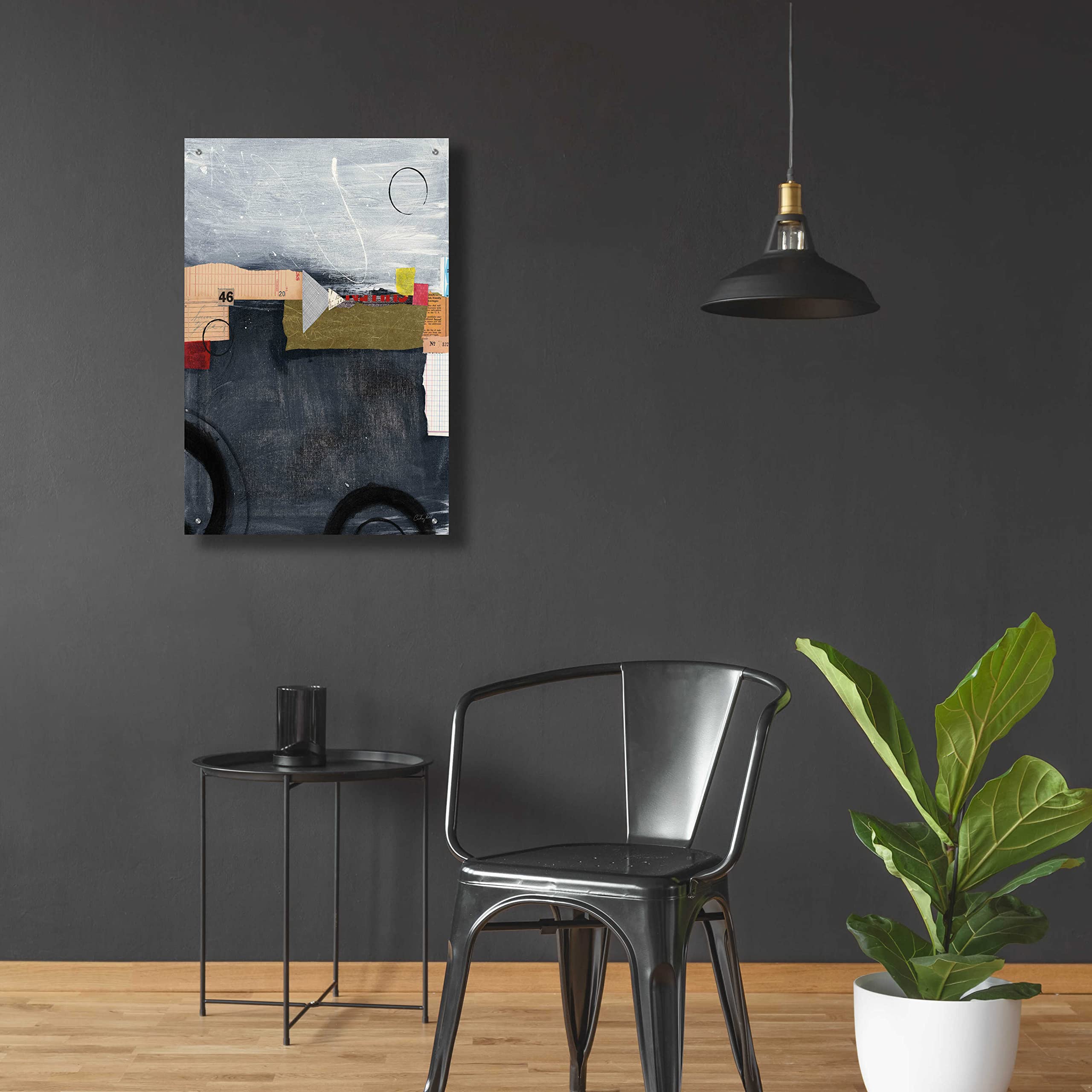 Abstract 46 Acrylic Glass Wall Art by Courtney Prahl - 24x36 Inches Modern Canvas Painting for Living Room, Bedroom & Office Decor