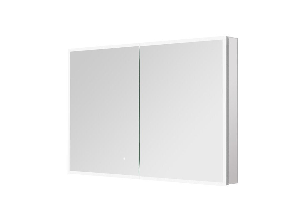 Aquadom Edge Royale 48x32 Inch LED Lighted Bathroom Medicine Cabinet with Mirror - Perfect for Modern Bathrooms, Vanities & Home Decor
