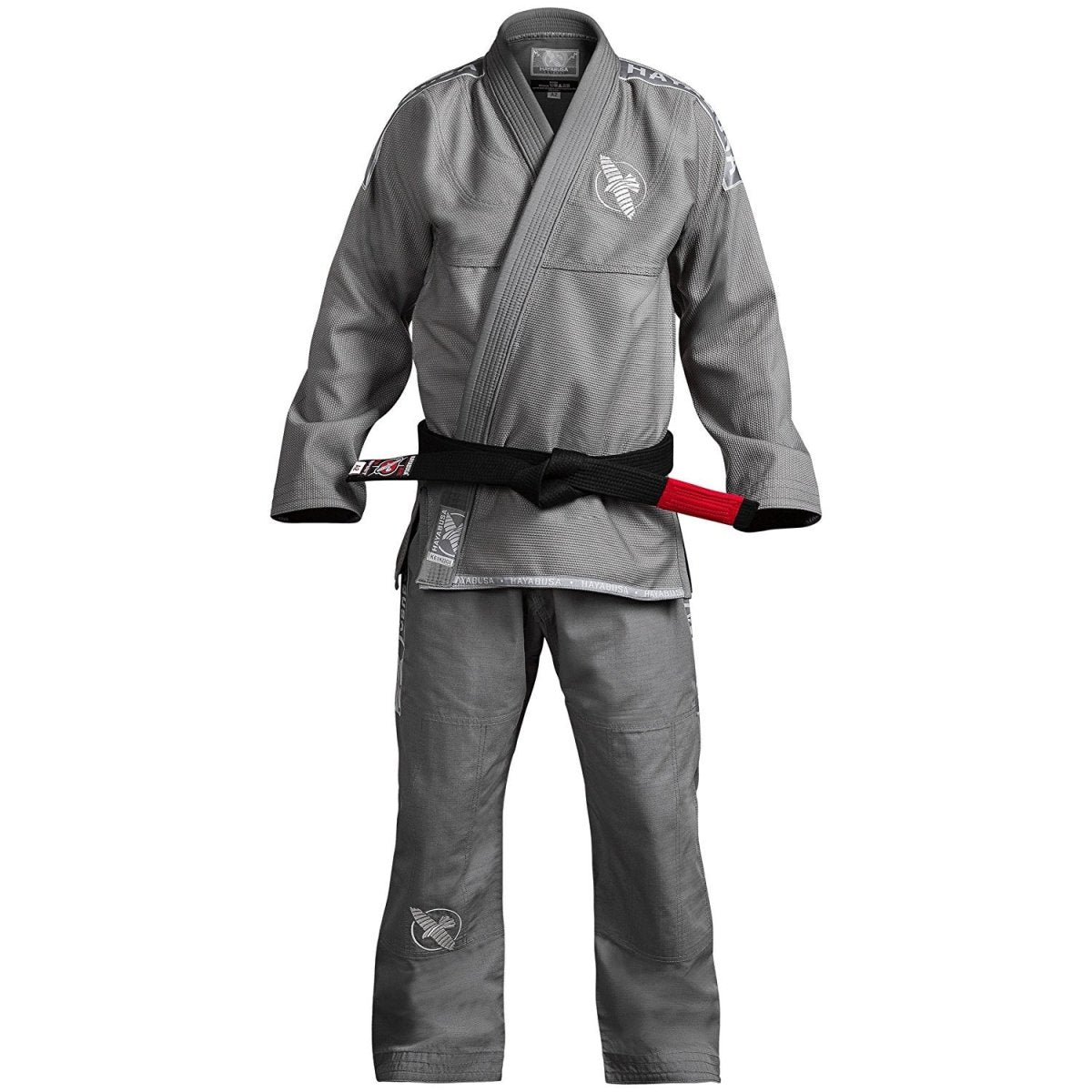 HAYABUSA GI Lightweight Grey - Premium Martial Arts Uniform for BJJ, Karate & Judo - Perfect for Training & Competitions