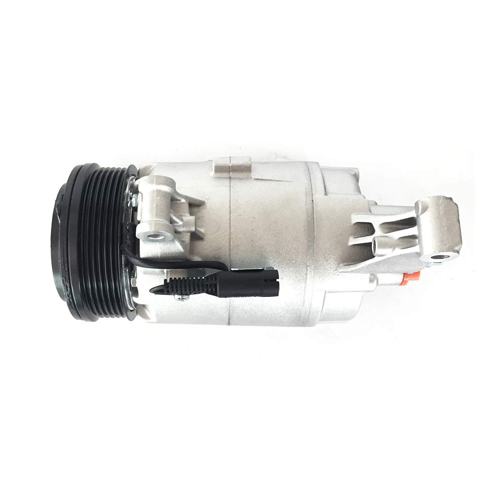 TBVECHI AC Compressor with Clutch - Compatible with Mini Cooper 2002-2006, 2003, 2004 L4 1.6L (Part# 97275) | Replacement Air Conditioner Compressor for Cooling System Repair | Perfect for Summer Driving & Road Trips