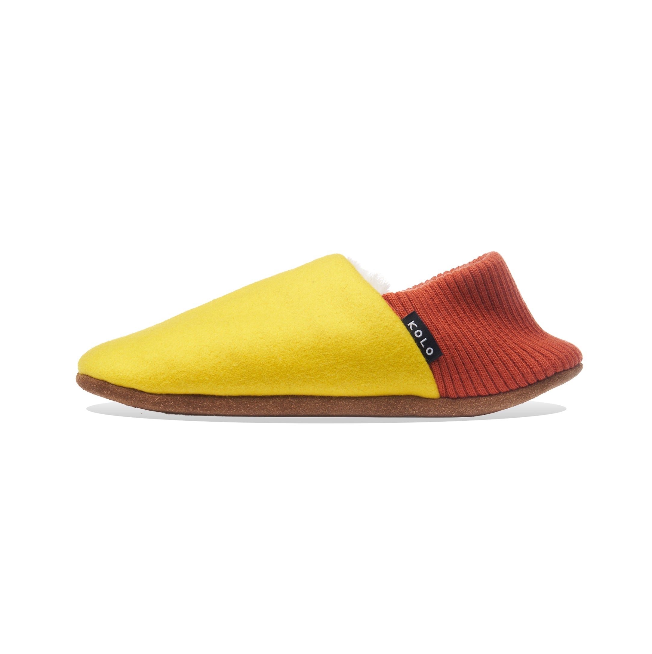 Warm Burel Wool House Slippers with Fur Lining - Cozy Indoor Shoes for Winter Comfort at Home