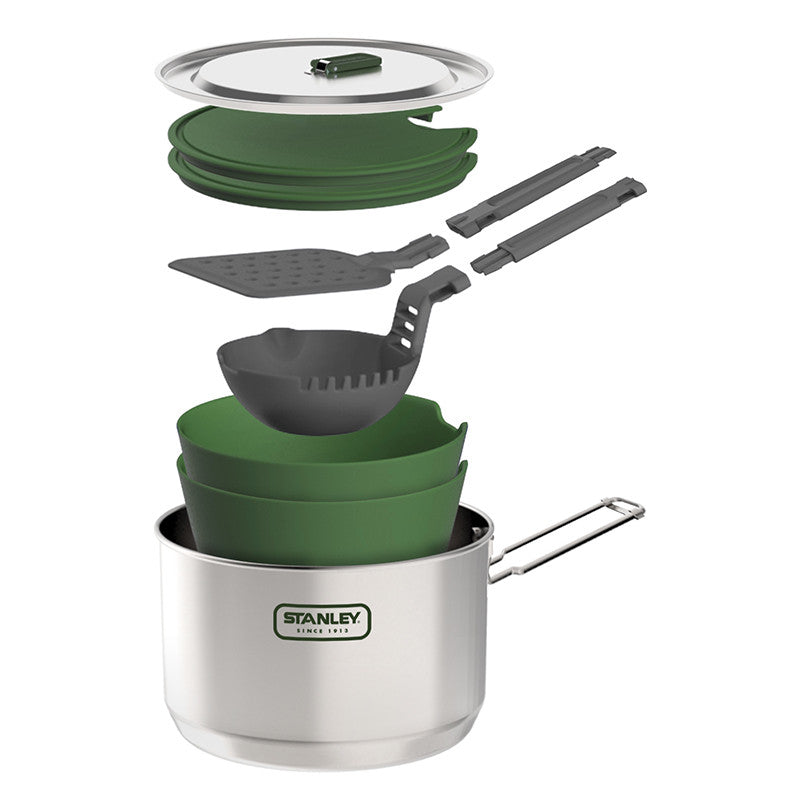 Stanley Adventure Prep & Cook Set - Portable Camping Cookware Kit for Outdoor Cooking, Hiking & Backpacking | Perfect for Camping Trips, Picnics & Emergency Preparedness