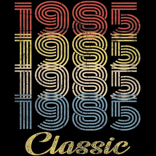 Vintage 1985 Retro 40th Birthday T-Shirt for Men - Classic 40th Birthday Gift Idea - Perfect for 1980s Themed Parties & Milestone Celebrations