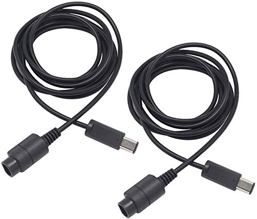 Nintendo GameCube Controller Extension Cable 6ft 2-Pack for Gaming Setup