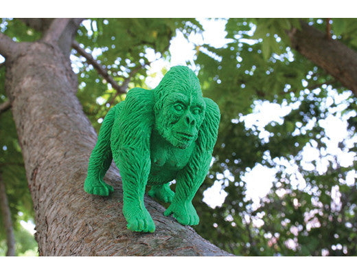 Kikkerland Gorilla Eraser - Fun and Durable Novelty Pencil Topper for Kids, Students & Office Use - Perfect for School, Work & Creative Play