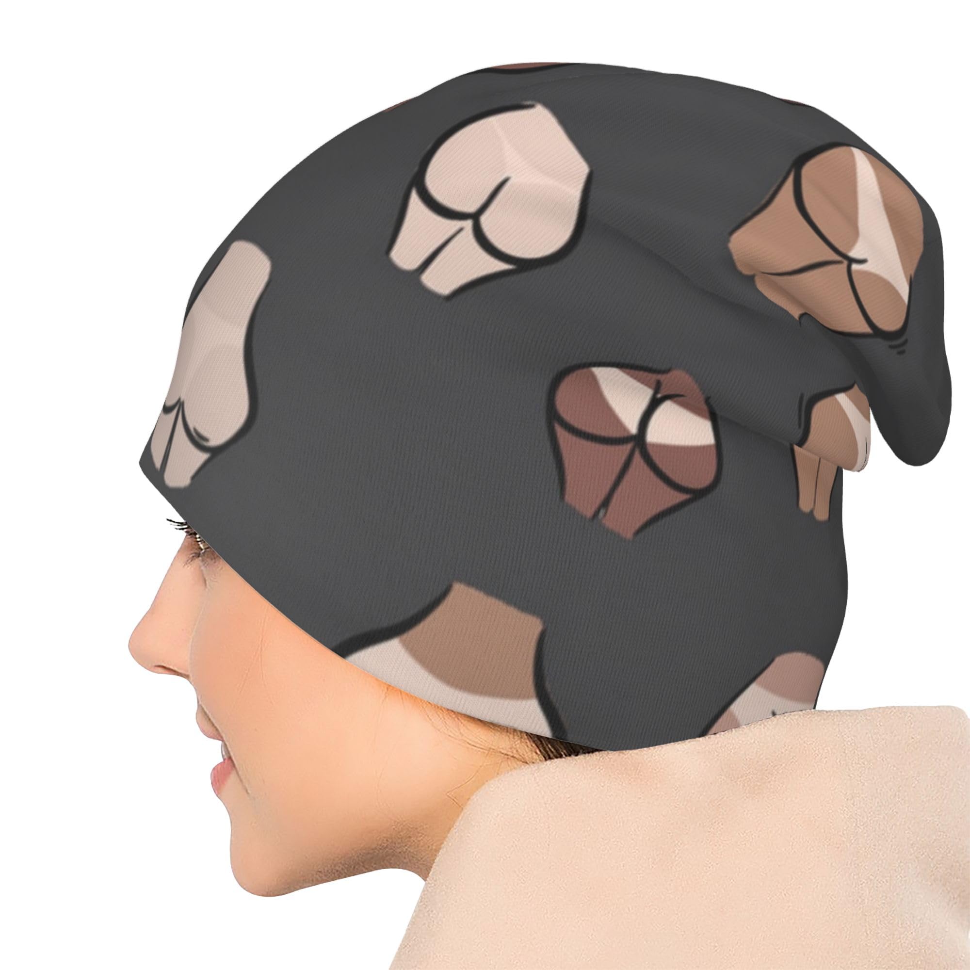 **Warm Cuffed Beanie Hat for Men & Women - Winter Football & Outdoor Sports Cap - Perfect for Skiing, Hiking & Cold Weather Activities**