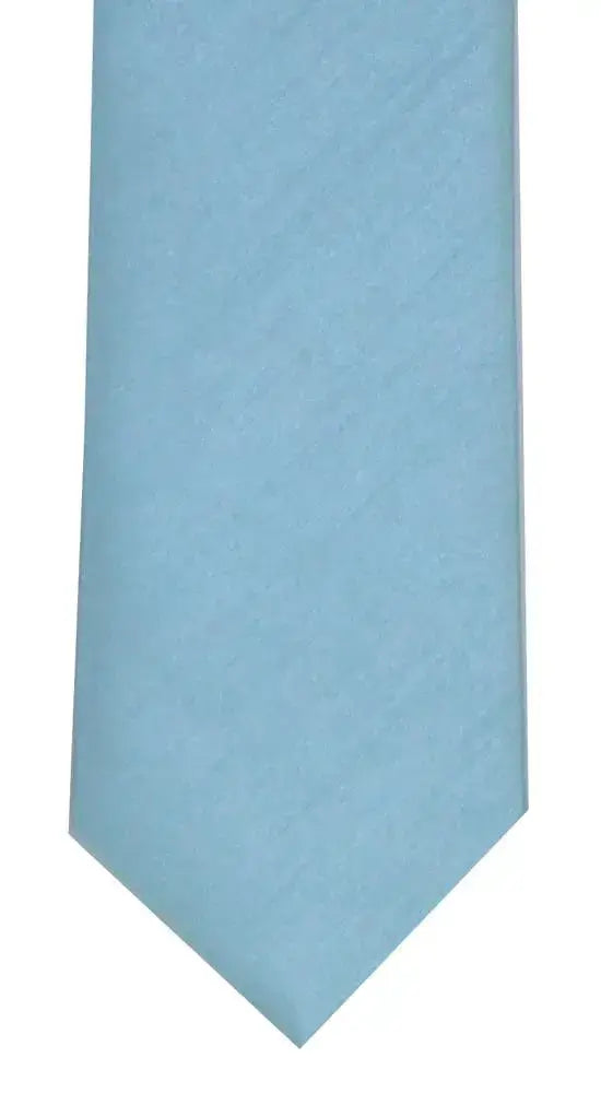 Classic Plain Poly Shantung Tie and Pocket Square Set for Men - Perfect for Weddings, Business Meetings & Formal Events