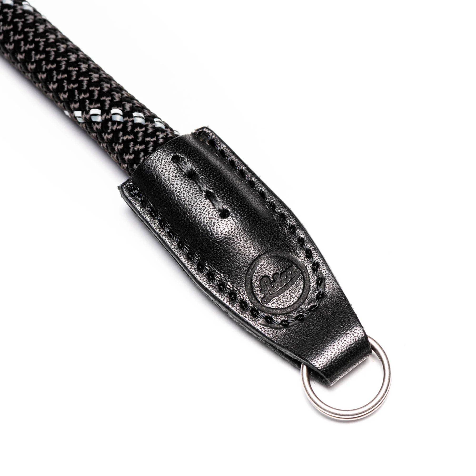Cooph Leica Rope Strap with Split Ring - 49.6 Inch (26cm) Adjustable Camera Neck Strap - Black Reflective Design for DSLR & Mirrorless Cameras - Perfect for Travel, Street Photography & Outdoor Adventures