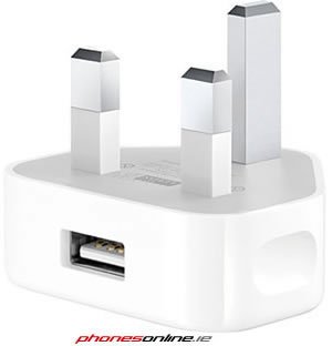 3 Pin 1 Amp USB Wall Charger Plug - Fast Charging Power Adapter for iPhone, Samsung, Android Devices - Perfect for Home, Office, Travel Use