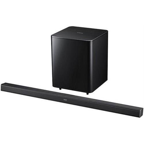 Samsung HW-HM55C/ZA 2.1 Channel Soundbar with Wireless Subwoofer - Premium Black Sound Bar for TV, Movies & Music - Home Theater Audio System for Living Room & Entertainment Spaces